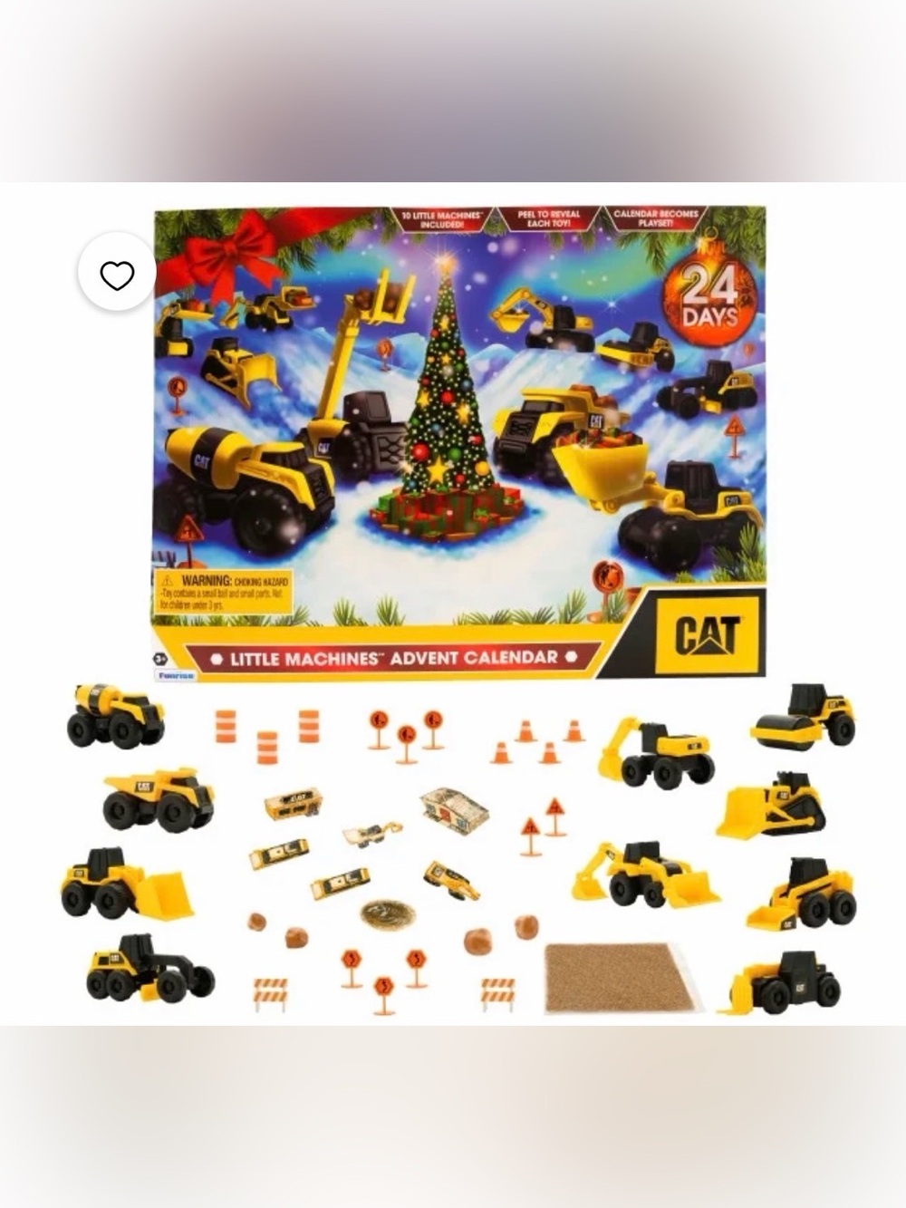 CAT - Caterpillar construction advent calendar new in box